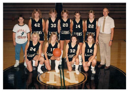 1984-85 and 1985-86 Newaygo High School Girls Basketball Teams