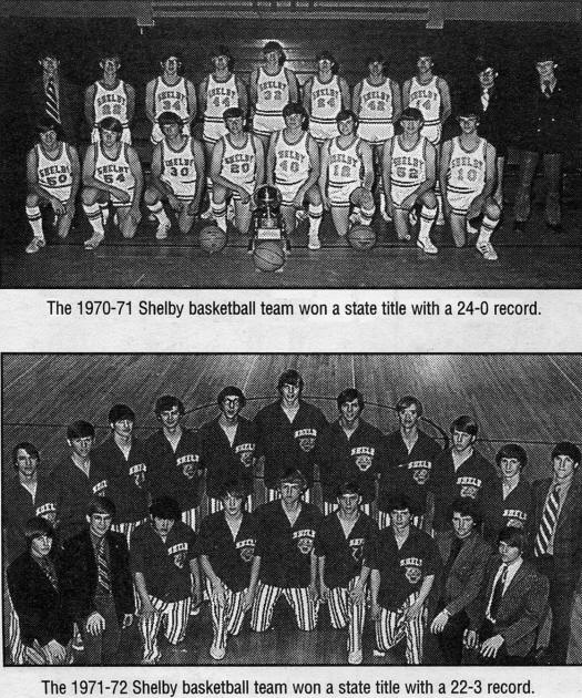 1970-71 and 1971-72 Shelby High School Basketball Teams